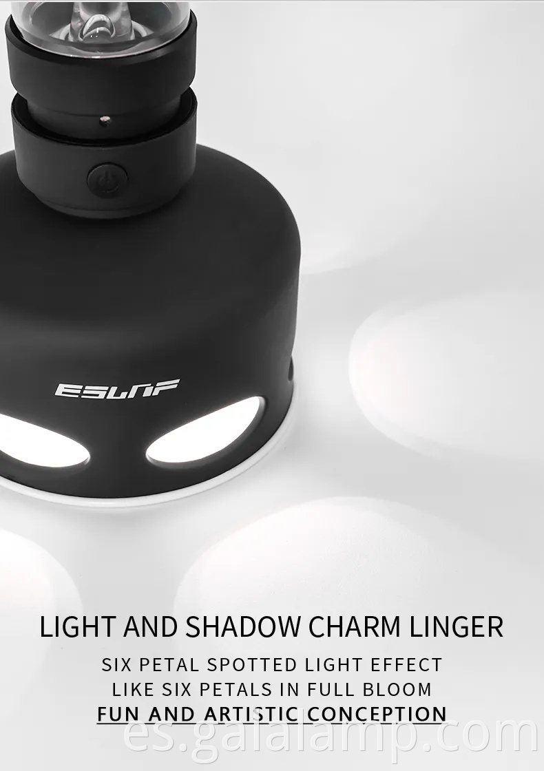 Lámpara de queroseno LED sin llama recargable de USB moderna para decoración interior